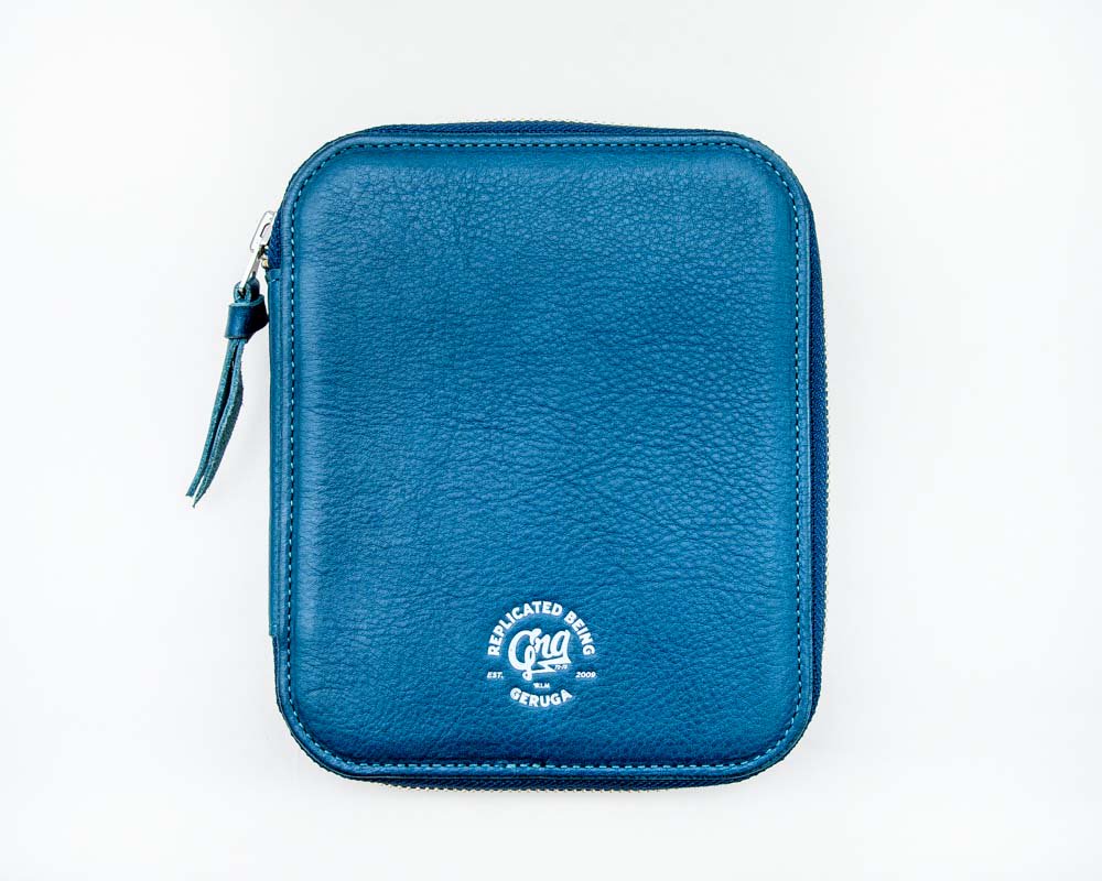 [ GERUGA ] ラウンドジップオーガナイザー / ROUND ZIP ORGANISER (blue) - MESSAROUND