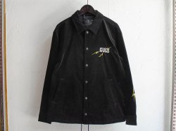 [ GAVIAL ] コットンヴェルヴェットコーチジャケット / cotton velvet coach jacket (black)
