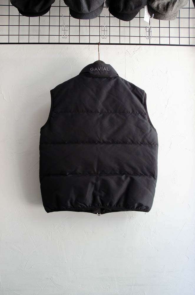 [ GAVIAL ] ダウンベスト / downvest | カラー: Black | サイズ: S-XL - MESSAROUND