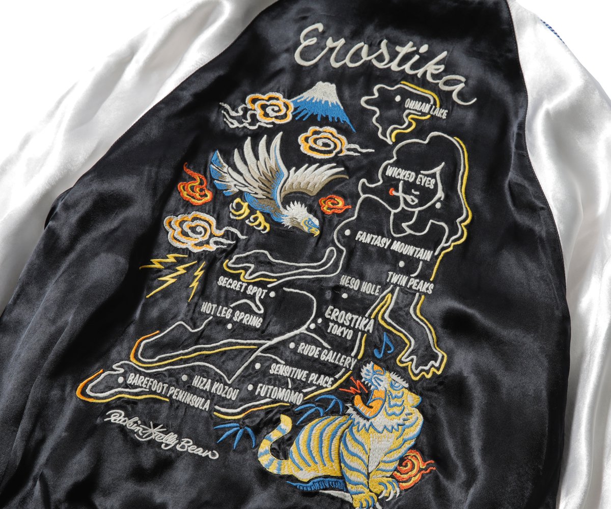 RUDE GALLERY ] MARIA×NUDE MAP SOUVENIR JACKET 