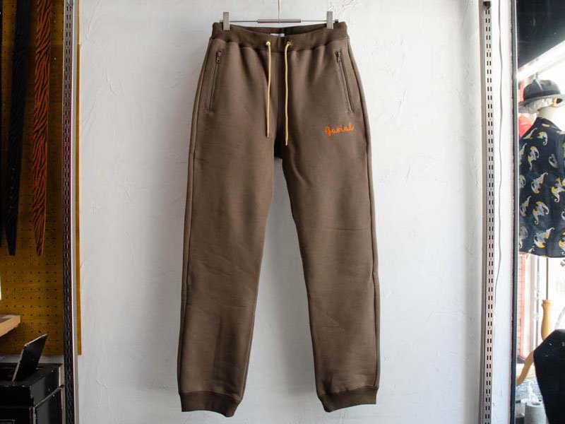 GAVIAL ] スウェットパンツ / sweat pants”messy”(khaki) - MESSAROUND