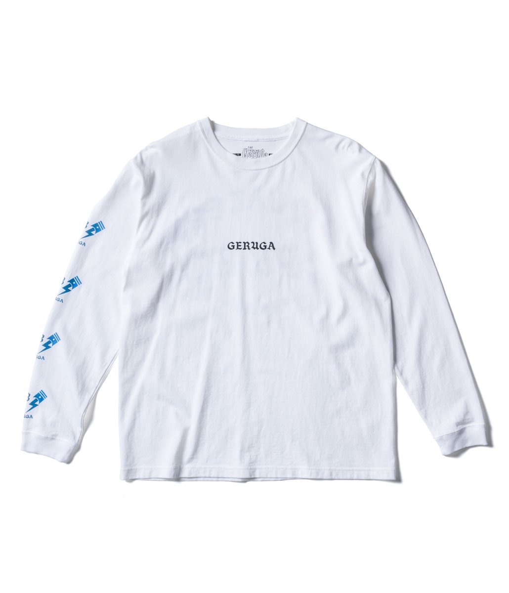 [ GERUGA ] ロングスリーブTシャツ / L/S T-SHIRS -PRIVATEER PWR- (white) - MESSAROUND