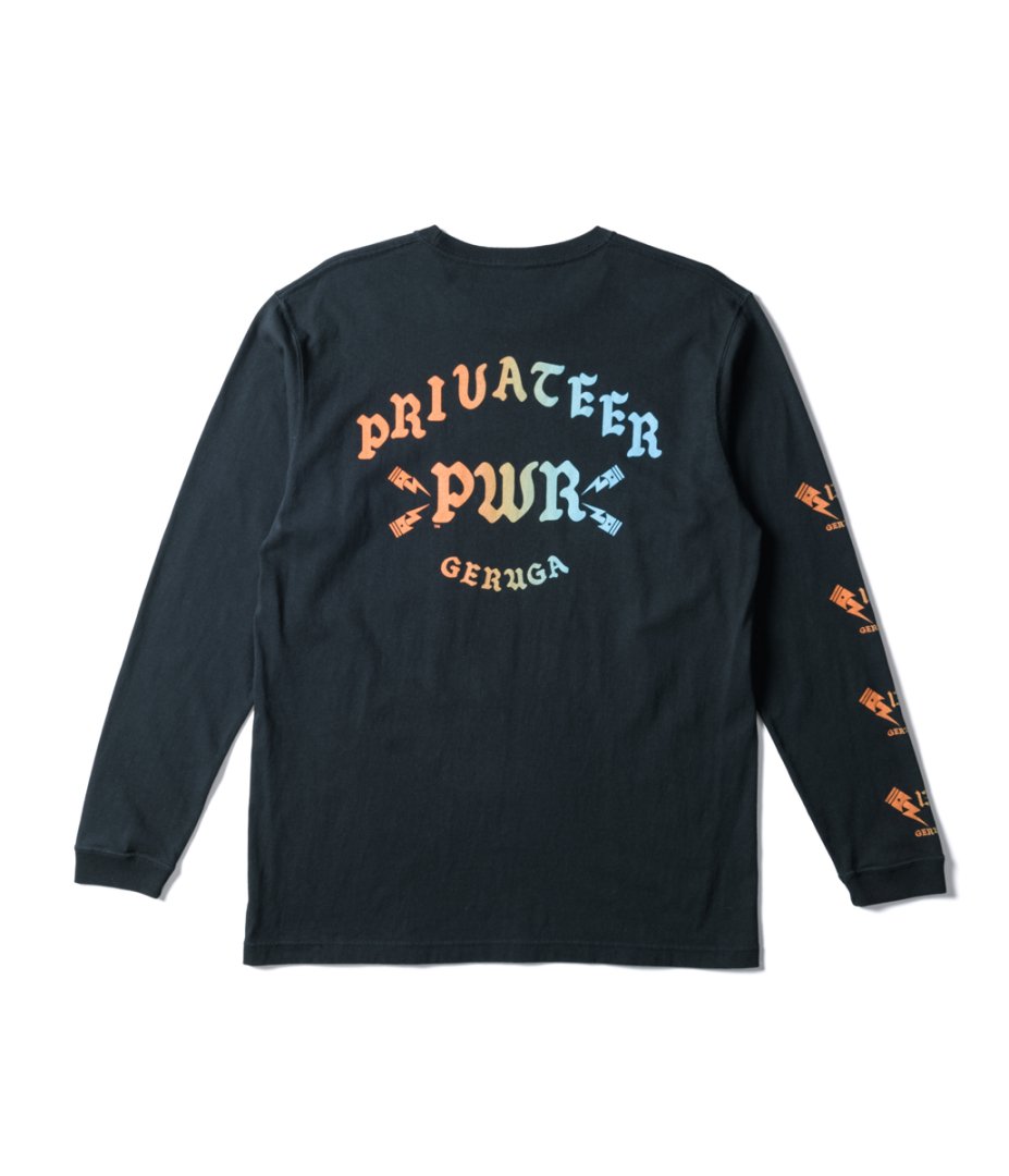 GERUGA ] ロングスリーブTシャツ / L/S T-SHIRS -PRIVATEER PWR- (black) - MESSAROUND