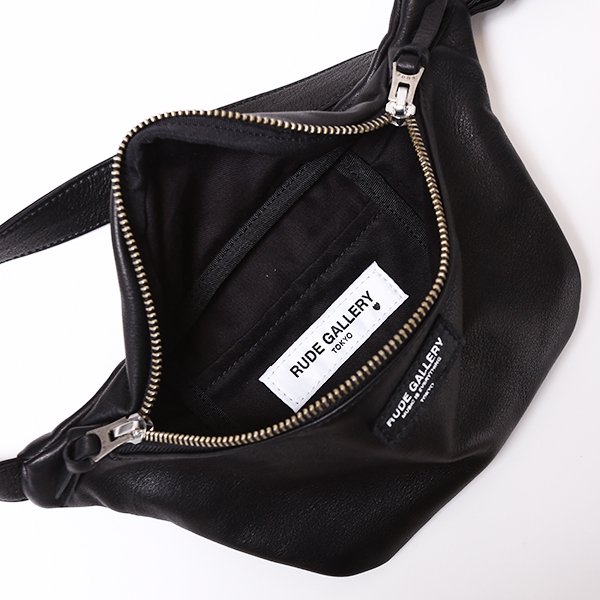 RUDE GALLERY WAIST BAG ブラック 美品 - バッグ