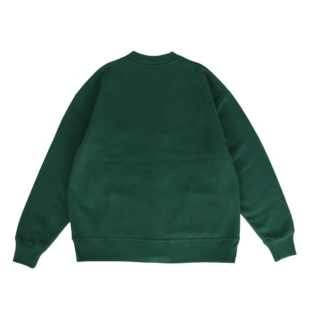 [ GAVIAL GARAGE ] レタードカーディガン / lettered cardigan | Green / Black |  Cotton52％*Polyester48% - MESSAROUND