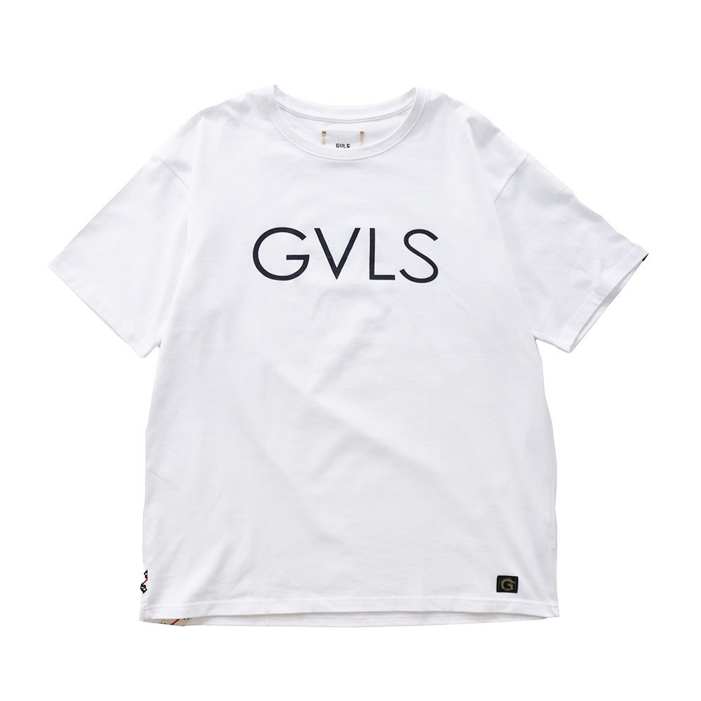 GAVIAL s/s big tee “GVLS” (white) - MESSAROUND