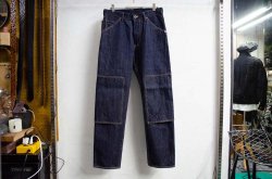 [ GERUGA ] ֥ˡǥ˥ѥ /W-KNEE DENIM PANTS14oz (indigo)