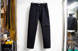 [ GERUGA ] ֥ˡǥ˥ѥ /W-KNEE DENIM PANTS14oz (black)