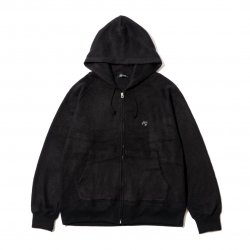 [ RUDE GALLERY ] BASIC KNIT HOODIE (black)