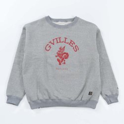 [ GAVIAL ] heavy weight pullover sweat GVILLES( gray)