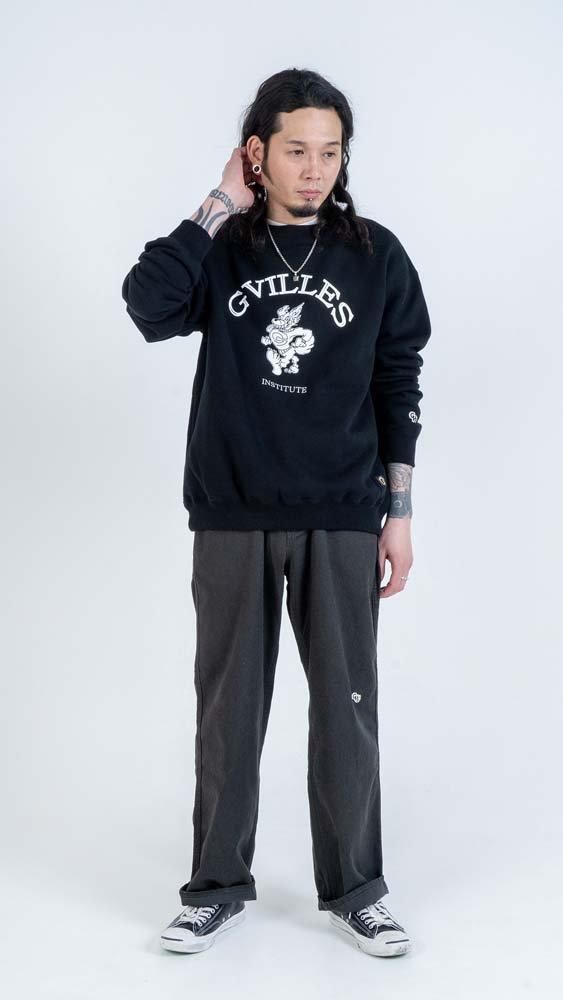 Gavial XL ブラック スウェット GAVIAL | ヘビーウェイトスウェット - MESSAROUND
