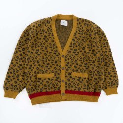 [ GAVIAL ] leopard mohair cardigan (yellow)
