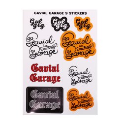 [ GAVIAL GARAGE ] 9 stickers

