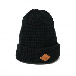 [ RUDE GALLERY BLACK REBEL ] åե˥åȥå / WAFFLE KNIT CAP