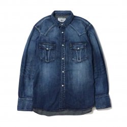 [ RUDE GALLERY BLACKREBEL ] ɥåǥ˥ॷ / ROAD JACK DENIM SHIRT