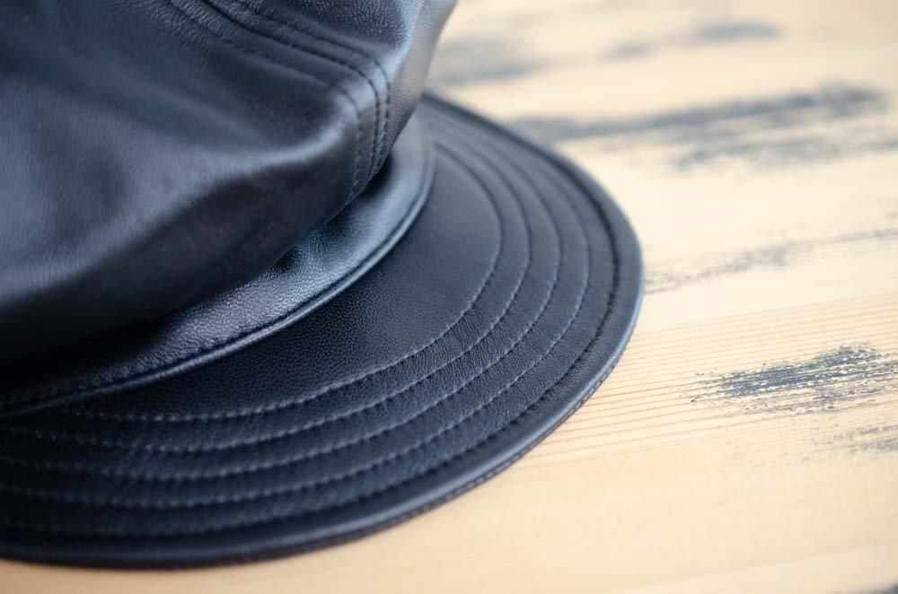 Schottレザーニュースボーイキャップ(レザーキャスケット)帽子Msize LEATHER NEWSBOY CAP/レザー ニュースボーイキャップ