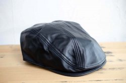 [ SCHOTT ]  LEATHER HUNTING CAP