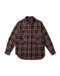 [ GERUGA ] WESTERN CHECK SHIRTSMIDDLE TWILL