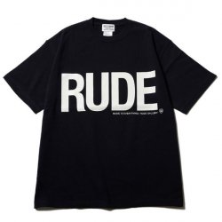 [ RUDE GALLERY ] RUDE HEAVY WEIGHT TEE (black)