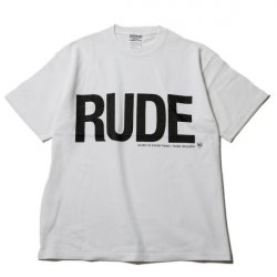 [ RUDE GALLERY ] RUDE HEAVY WEIGHT TEE (white)