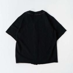 [ GAVIAL ] sweat baseball shirts (black)