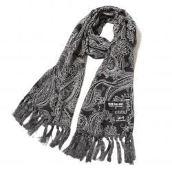 [  RUDE GALLERY ] PAISLEY STOLE (black)