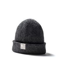 [ GERUGA ] ͥ˥åȥå /LOW-GAUGE LINEN KNIT CAP
PIGMENT-DYED (black)