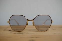 [ Mr.CASANOVA ] PATTI / Gold / Light Gray Lens