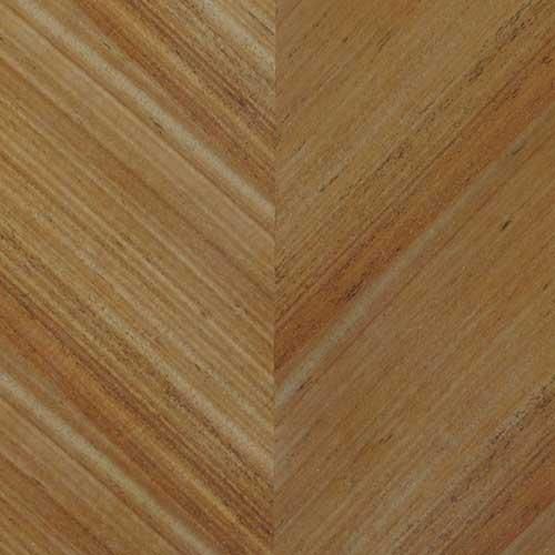 実際に触れて感じる天然木の良さ「マホガニー」のツキ板合板サンプルを