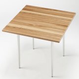 【テーブル板】高級天然木「サテンウォールナット柾目」四角型