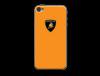 iPhone4/4s用ランボルギーニロゴ入り背面保護カバー　オレンジ