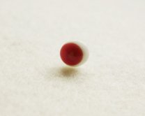 デッドストック　ドイツ製赤いポンチ目 （うさぎ）5,6,7mm