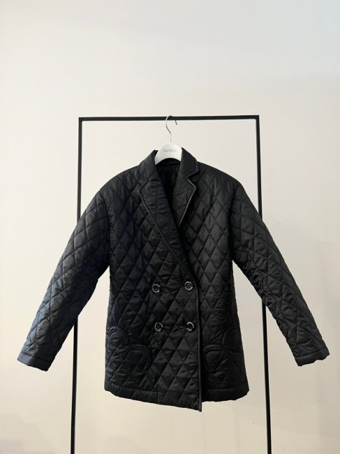 4/15～【MORE FINAL SALE】double heart quilting jacket【blackのみ】※順次発送予定 -  RosyMonster