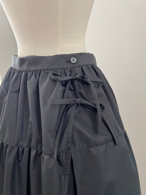 4/15～【FINAL SALE】2way volume tulle skirt【blackのみ/SMサイズ展開】※4月19日頃より順次発送予定 -  RosyMonster