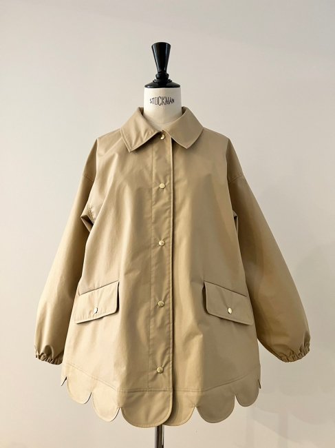 ロージーモンスター 2way scallop water proof coat-