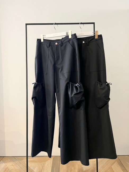 8/12～【MORE FINAL SALE】kinchaku cargo pocket pants【2色展開/SM