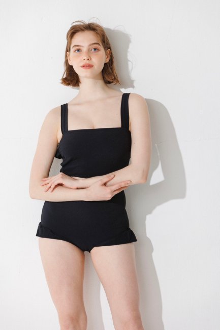 【在庫調整】high waisted swim bikini pants【2色展開】※順次発送予定 - RosyMonster