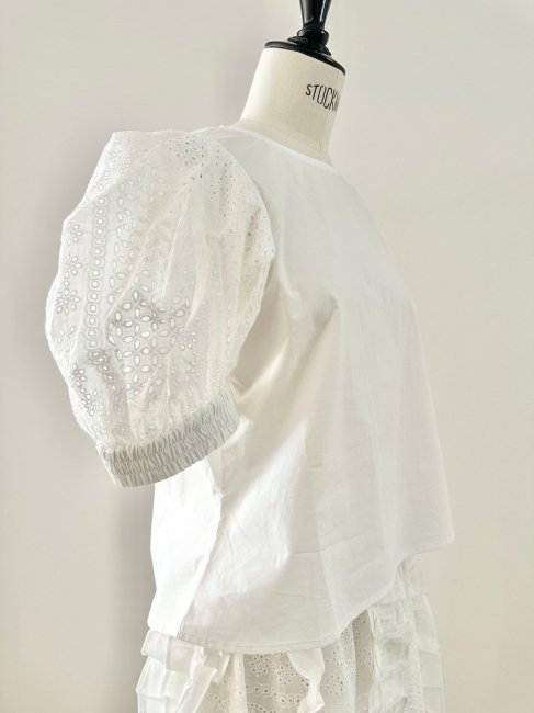 10/21～【SUMMER SALE】 cotton lace setup【ホワイトのみ】※10/24より