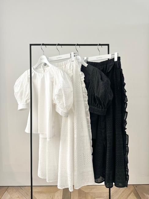 10/21～【SUMMER SALE】 cotton lace setup【ホワイトのみ】※10/24より