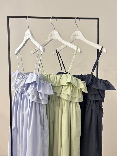 12/16～【MORE FINAL SALE】 frifri frill camisole OP 【3色展開】※12