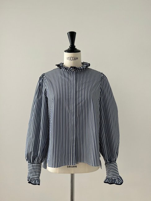 在庫調整】stripe Lumiere blouse【3色展開】※順次発送予定 - RosyMonster