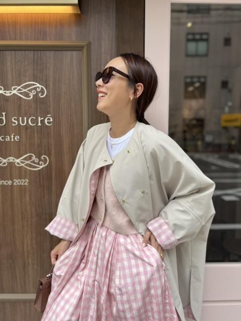 11/23～【AUTUMN SALE】reversible check rain poncho coat【2色展開 ...