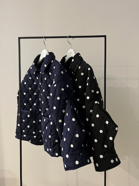 【在庫調整】dot quilting jacket【2色展開/SMサイズ展開】※順次発送予定 - RosyMonster