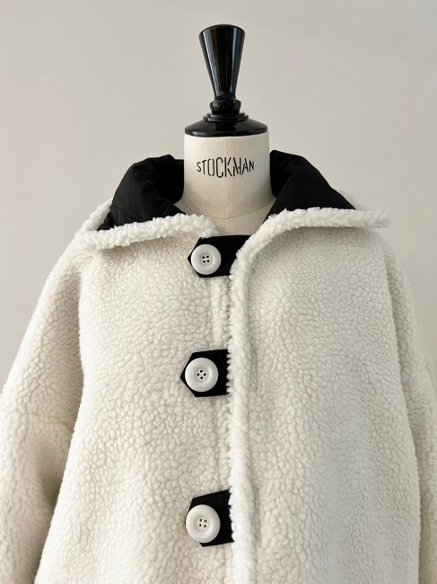 ultra warm reversible boa coat 【3色展開】※順次発送予定 - RosyMonster