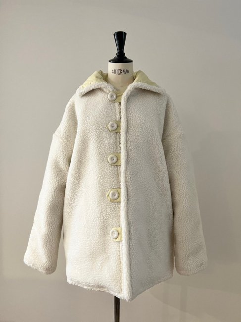 2/17～【FINAL SALE】ultra warm reversible boa coat 【パープル、イエローのみ】※順次発送予定 -  RosyMonster