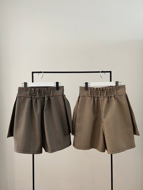 2/17～【MORE FINAL SALE】 mannish pocket short pants【2色展開/SM 