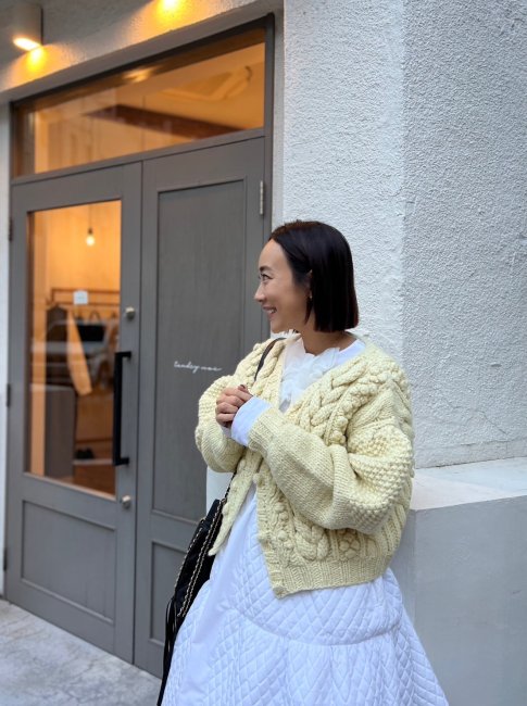 【再々販/予約販売】special hand knit cardigan【4色展開】※1月中旬～下旬頃より順次発送予定 - RosyMonster