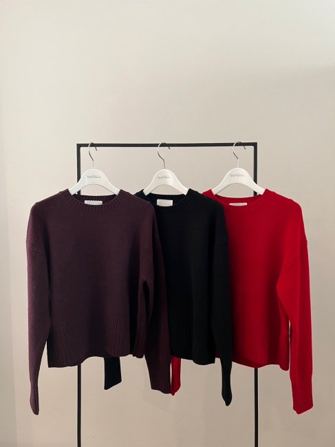 3/30～【FINAL SALE】smooth basic knit【7色展開】※4/3頃より順次発送予定 - RosyMonster
