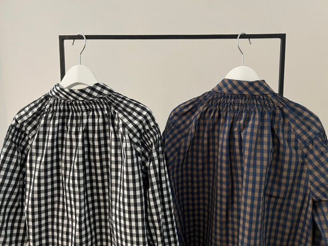 4/27～【FINAL SALE】gingham ribbon blouse【2色展開】※5/10頃より順次発送予定 - RosyMonster