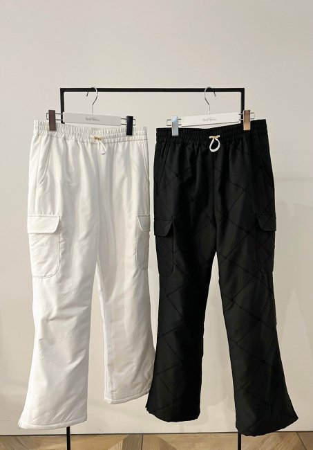 2/17～【WINTER SALE】RM heart quilting pants【2色展開/SMサイズ展開】※順次発送予定 - RosyMonster